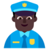 Man Police Officer: Dark Skin Tone Emoji Copy Paste ― 👮🏿‍♂ - microsoft