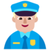 Man Police Officer: Medium-light Skin Tone Emoji Copy Paste ― 👮🏼‍♂ - microsoft
