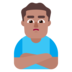 Man Pouting: Medium Skin Tone Emoji Copy Paste ― 🙎🏽‍♂ - microsoft