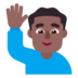 Man Raising Hand: Medium-dark Skin Tone Emoji Copy Paste ― 🙋🏾‍♂ - microsoft