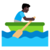 Man Rowing Boat: Dark Skin Tone Emoji Copy Paste ― 🚣🏿‍♂ - microsoft