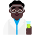 Man Scientist: Dark Skin Tone Emoji Copy Paste ― 👨🏿‍🔬 - microsoft