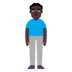 Man Standing: Dark Skin Tone Emoji Copy Paste ― 🧍🏿‍♂ - microsoft