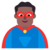 Man Superhero: Medium-dark Skin Tone Emoji Copy Paste ― 🦸🏾‍♂ - microsoft