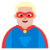 Man Superhero: Medium-light Skin Tone Emoji Copy Paste ― 🦸🏼‍♂ - microsoft