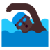 Man Swimming: Dark Skin Tone Emoji Copy Paste ― 🏊🏿‍♂ - microsoft