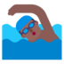 Man Swimming: Medium-dark Skin Tone Emoji Copy Paste ― 🏊🏾‍♂ - microsoft