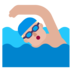 Man Swimming: Medium-light Skin Tone Emoji Copy Paste ― 🏊🏼‍♂ - microsoft
