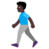 Man Walking: Dark Skin Tone Emoji Copy Paste ― 🚶🏿‍♂ - microsoft