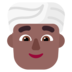 Man Wearing Turban: Medium-dark Skin Tone Emoji Copy Paste ― 👳🏾‍♂ - microsoft