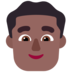 Man: Medium-dark Skin Tone Emoji Copy Paste ― 👨🏾 - microsoft