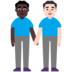 Men Holding Hands: Dark Skin Tone, Light Skin Tone Emoji Copy Paste ― 👨🏿‍🤝‍👨🏻 - microsoft