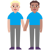 Men Holding Hands: Medium-light Skin Tone, Medium Skin Tone Emoji Copy Paste ― 👨🏼‍🤝‍👨🏽 - microsoft