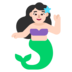 Mermaid: Light Skin Tone Emoji Copy Paste ― 🧜🏻‍♀ - microsoft