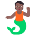 Merperson: Medium-dark Skin Tone Emoji Copy Paste ― 🧜🏾 - microsoft