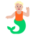 Merperson: Medium-light Skin Tone Emoji Copy Paste ― 🧜🏼 - microsoft