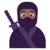 Ninja: Medium-dark Skin Tone Emoji Copy Paste ― 🥷🏾 - microsoft