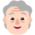 Older Person: Light Skin Tone Emoji Copy Paste ― 🧓🏻 - microsoft
