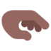 Palm Down Hand: Medium-dark Skin Tone Emoji Copy Paste ― 🫳🏾 - microsoft
