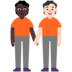 People Holding Hands: Dark Skin Tone, Light Skin Tone Emoji Copy Paste ― 🧑🏿‍🤝‍🧑🏻 - microsoft