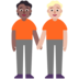 People Holding Hands: Medium-dark Skin Tone, Medium-light Skin Tone Emoji Copy Paste ― 🧑🏾‍🤝‍🧑🏼 - microsoft
