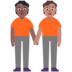 People Holding Hands: Medium-dark Skin Tone, Medium Skin Tone Emoji Copy Paste ― 🧑🏾‍🤝‍🧑🏽 - microsoft