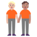People Holding Hands: Medium-light Skin Tone, Medium Skin Tone Emoji Copy Paste ― 🧑🏼‍🤝‍🧑🏽 - microsoft