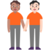 People Holding Hands: Medium Skin Tone, Light Skin Tone Emoji Copy Paste ― 🧑🏽‍🤝‍🧑🏻 - microsoft