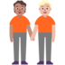 People Holding Hands: Medium Skin Tone, Medium-light Skin Tone Emoji Copy Paste ― 🧑🏽‍🤝‍🧑🏼 - microsoft