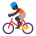 Person Biking: Dark Skin Tone Emoji Copy Paste ― 🚴🏿 - microsoft