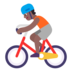 Person Biking: Medium-dark Skin Tone Emoji Copy Paste ― 🚴🏾 - microsoft