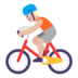 Person Biking: Medium-light Skin Tone Emoji Copy Paste ― 🚴🏼 - microsoft