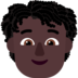 Person: Dark Skin Tone, Curly Hair Emoji Copy Paste ― 🧑🏿‍🦱 - microsoft