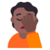Person Facepalming: Medium-dark Skin Tone Emoji Copy Paste ― 🤦🏾 - microsoft