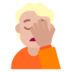 Person Facepalming: Medium-light Skin Tone Emoji Copy Paste ― 🤦🏼 - microsoft