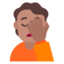 Person Facepalming: Medium Skin Tone Emoji Copy Paste ― 🤦🏽 - microsoft