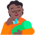 Person Feeding Baby: Medium-dark Skin Tone Emoji Copy Paste ― 🧑🏾‍🍼 - microsoft