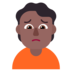 Person Frowning: Medium-dark Skin Tone Emoji Copy Paste ― 🙍🏾 - microsoft