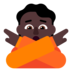 Person Gesturing NO: Dark Skin Tone Emoji Copy Paste ― 🙅🏿 - microsoft