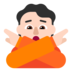 Person Gesturing NO: Light Skin Tone Emoji Copy Paste ― 🙅🏻 - microsoft