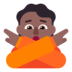 Person Gesturing NO: Medium-dark Skin Tone Emoji Copy Paste ― 🙅🏾 - microsoft