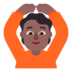 Person Gesturing OK: Medium-dark Skin Tone Emoji Copy Paste ― 🙆🏾 - microsoft