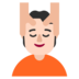 Person Getting Massage: Light Skin Tone Emoji Copy Paste ― 💆🏻 - microsoft