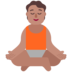 Person In Lotus Position: Medium Skin Tone Emoji Copy Paste ― 🧘🏽 - microsoft