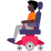 Person In Motorized Wheelchair: Dark Skin Tone Emoji Copy Paste ― 🧑🏿‍🦼 - microsoft