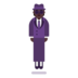 Person In Suit Levitating: Dark Skin Tone Emoji Copy Paste ― 🕴🏿 - microsoft
