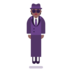 Person In Suit Levitating: Medium-dark Skin Tone Emoji Copy Paste ― 🕴🏾 - microsoft