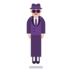 Person In Suit Levitating: Medium-light Skin Tone Emoji Copy Paste ― 🕴🏼 - microsoft