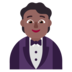 Person In Tuxedo: Medium-dark Skin Tone Emoji Copy Paste ― 🤵🏾 - microsoft