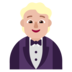 Person In Tuxedo: Medium-light Skin Tone Emoji Copy Paste ― 🤵🏼 - microsoft